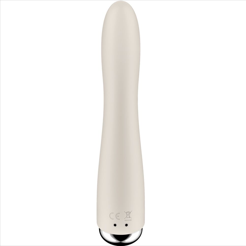 SATISFYER - SPINNING VIBE 1 BEIGE G-SPOT ROTĀCIJAS VIBRATORS