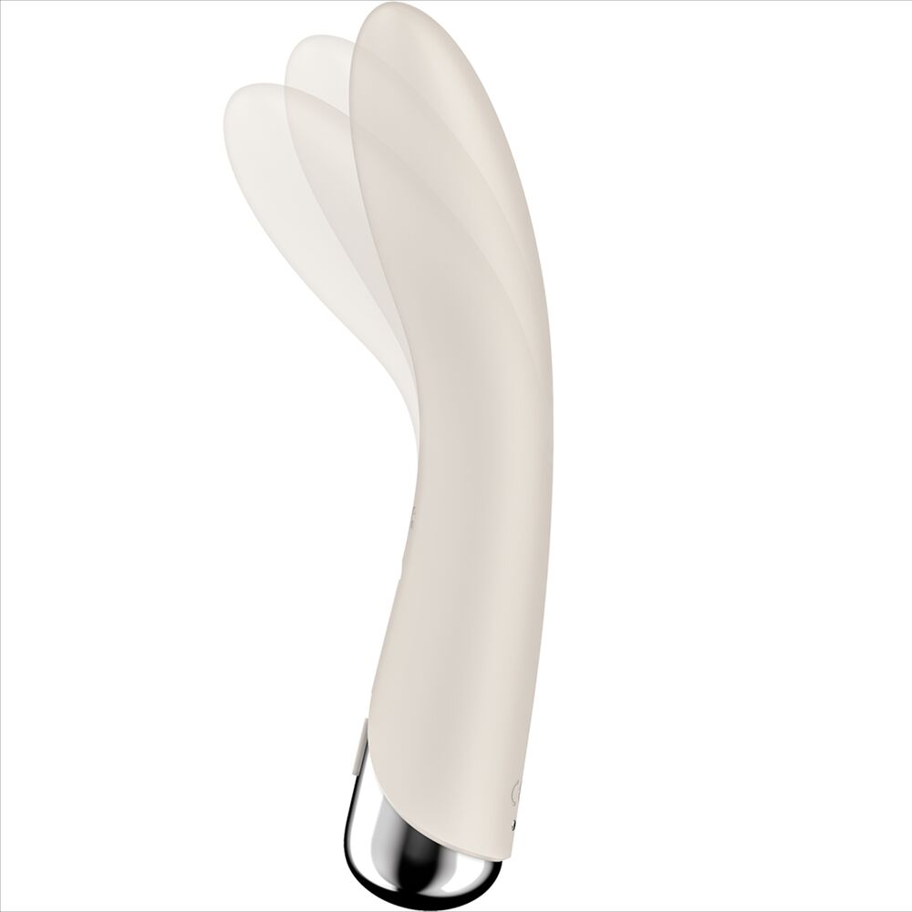 SATISFYER - SPINNING VIBE 1 BEIGE G-SPOT ROTĀCIJAS VIBRATORS