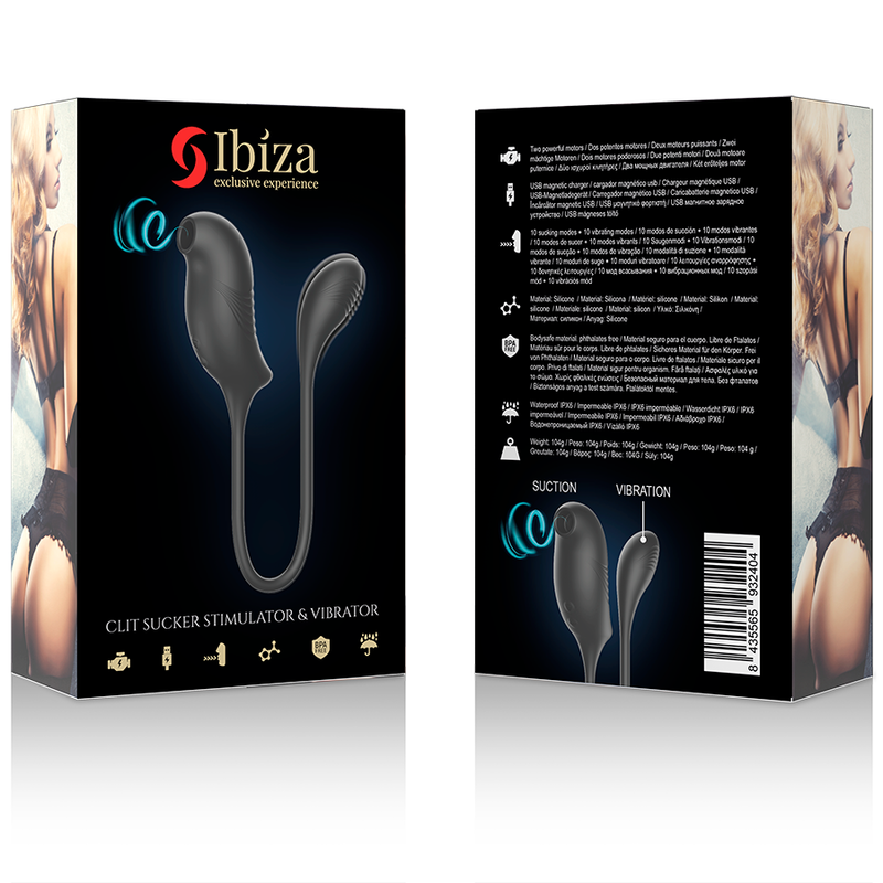 IBIZA - MAGIC CLITORIS STIMULATOR WITH WAVES AND VIBRATION