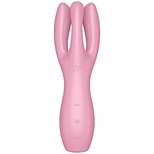 SATISFYER - THREESOME 3 VIBRATOR PINK