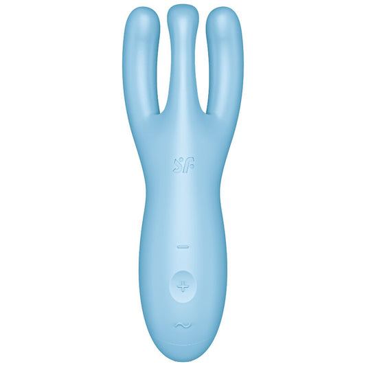 SATISFYER - THREESOME 4 VIBRATOR APP BLUE