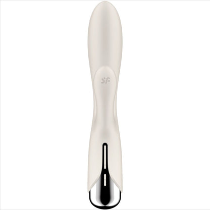 SATISFYER - SPINNING RABBIT 1 CLITORIS AND G-SPOT STIMULATION BEIGE