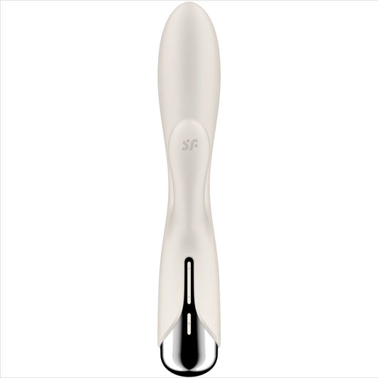 SATISFYER - SPINNING RABBIT 1 CLITORIS AND G-SPOT STIMULATION BEIGE