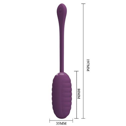 PRETTY LOVE - CASPER PURPLE RECHARGEABLE VIBRATING EGG