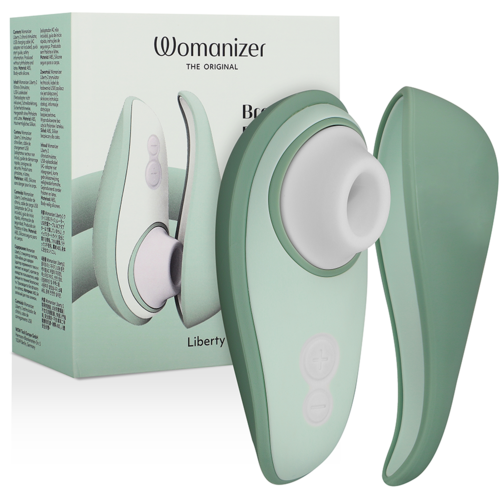 WOMANIZER - LIBERTY 2 STIMULATOR & CLITORIS STIMULATING WAVES LIGHT GREEN