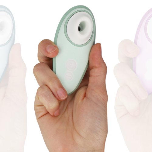 WOMANIZER - LIBERTY 2 STIMULATOR & CLITORIS STIMULATING WAVES LIGHT GREEN