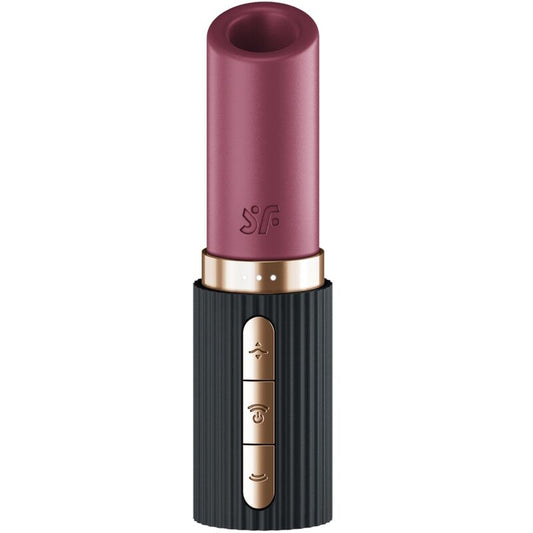 SATISFYER - PRO 2 KISS WAVE CLITORIS STIMULATOR GARNET / BLACK
