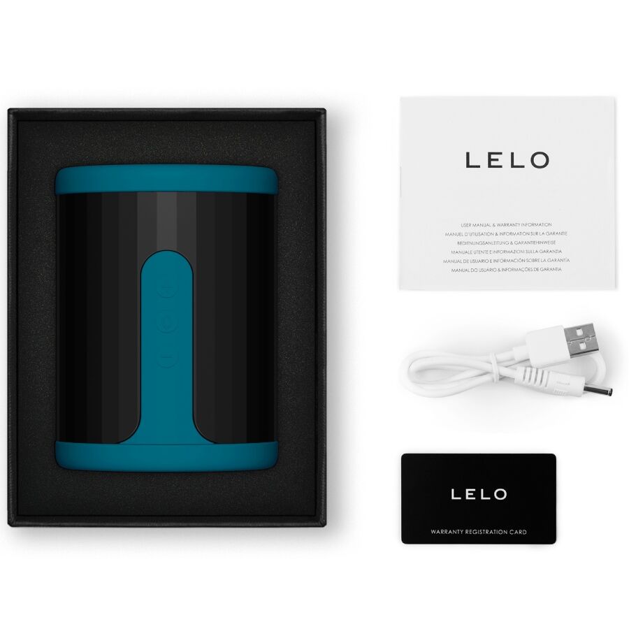 LELO - F2S™ TEAL  MALE MASTURBATOR BLUE