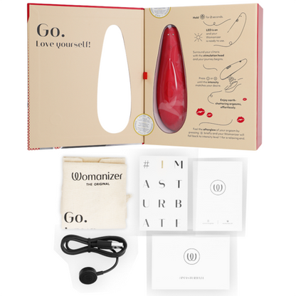 WOMANIZER - MARILYN MONROE CLASSIC 2 CLITORAL STIMULATOR VIVID RED