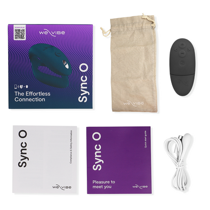 WE-VIBE - SYNC O FLEXIBLE VIBRATOR REMOTE CONTROL DARK GREEN