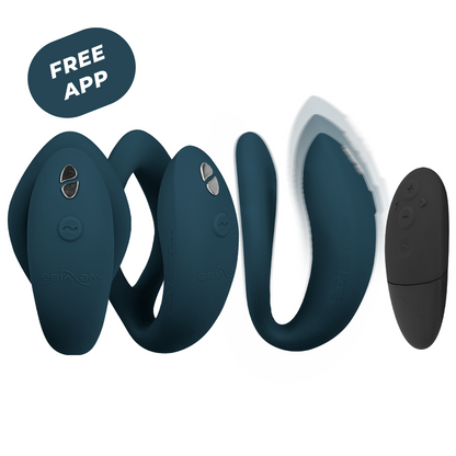 WE-VIBE - SYNC O FLEXIBLE VIBRATOR REMOTE CONTROL DARK GREEN